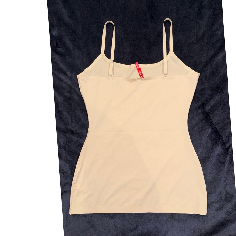 Spanx by Sara Blakely Beige Nude Smoothing Shapewear Camisole Tank Top Large
